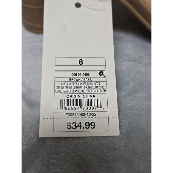 A New Day Womens Sandals Heeled size 6 slip on - Picture 5 of 10